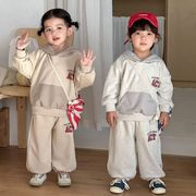 2026年春・秋新作 男女スポーツセット 子供服  ベビーカジュアルスウェットシャツ 2点セット