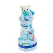 ホワイトベアおむつケーキ3段