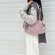 トートバッグ　デザイン　可愛い　韓国ファッション　豹柄