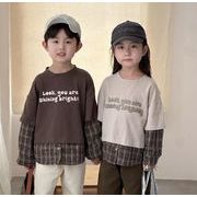 2026春秋新作 韓国子供服 子供服 ベビー服  キッズ服 男女兼用 トップス Tシャツ 80～150CM 2色