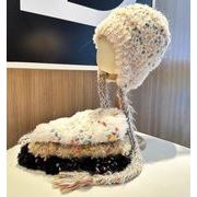 2024秋冬新作★レディース ニット帽★帽子★防寒 保温 暖かい★ハット★男女兼用 4色