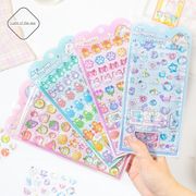 即納！！当日発送可能 DIY用 手帳用 貼り付け スマホケース シール 可愛い 立体  装飾用 手芸用品