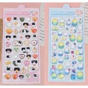 3Dステッカー 手作りDIY 子供おもちゃ  立体ステッカー 粘着シールLF