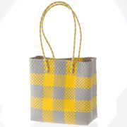 新商品！ ★めちゃ軽＆丈夫！★ ハイクオリティー 細編みパサールバッグ /yellowgray