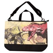 ファスナー 2way トートバッグ ティラノサウルス トリケラ【小ロット販売】