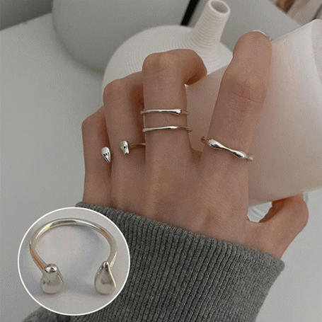 INS大人気 指輪 リング ファッションリング アクセサリー レディース シルバー925 オープンリング 個性