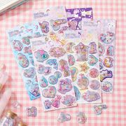 新品　パール入り　立体シール　シャカシャカ　ぷっくり 3Dステッカー　可愛い 装飾用 DIY用