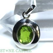 ☆一点物☆【ペンダントトップ】ペリドット (2A) (ブリリアントカット) No.42
