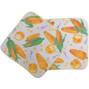 20cmパイル地プリントタオルハンカチ_【とうもろこし】日本製