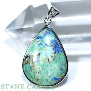 ☆一点物☆【ペンダントトップ】ターコイズインラピスラズリ (3A) No.54