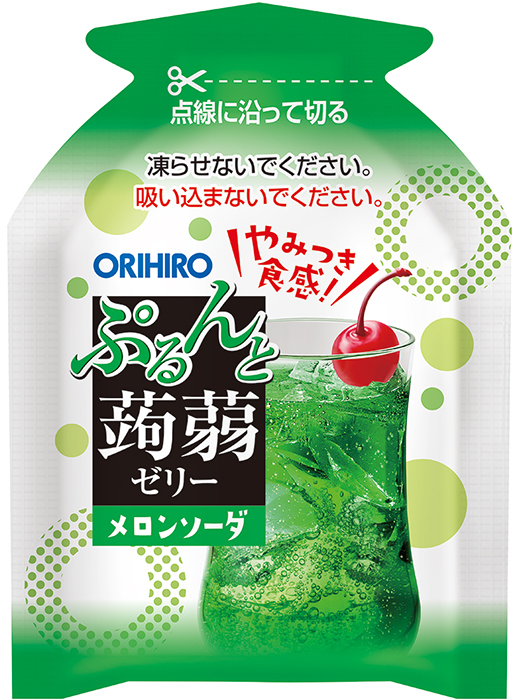 期間限定】ぷるんと蒟蒻ゼリーパウチ レモンスカッシュ＋メロンソーダ
