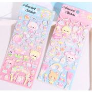 シール 3Dシール文房具   貼り付け  手芸DIY 手帳シール ステッカー 装飾シール 精美 ク