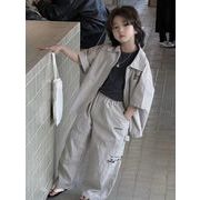 2026春秋新作 韓国風子供服 キッズ服 ベビー服 男の子 シャツ+ズボン 2点セット 100~160CM