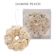 【香り付 Sola Flower】ソラフラワー エレガントリース ジャスミンピーチ