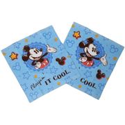 ハンドタオル ミッキーマウス プリント ウォッシュタオル 2枚セット レリッシュ【小ロット販売】