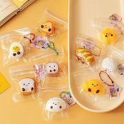 キーホルダー ストレス解消 スクイーズ玩具 ストレス解消グッズ 減圧グッズ 食品サンプル 小さい 景品