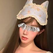 可愛い ＩＮＳ風 レース 猫耳 遮光 アイマスク 睡眠 安眠グッズ リラックス