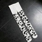 2026春秋新作 ボトムス 女 Y2K レディース  プリント レギンス 靴下 ストッキング パンスト