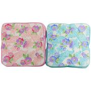 20cmパイル地プリントタオルハンカチ_【レースパンジー】日本製