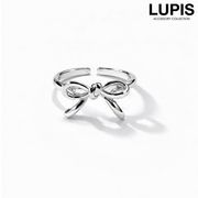 リング 指輪 レディース リボン メタル シンプル かわいい ガーリー フェミニン きれいめ ニュアンス