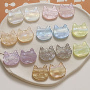 DIY♪アクセサリーパーツ ♪貼り付けパーツ♪手芸♪樹脂  猫