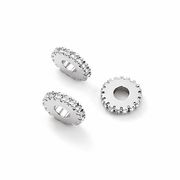 8*1.8mm スペーサーパーツ ロンデルパーツ ゴシルバーカラー
