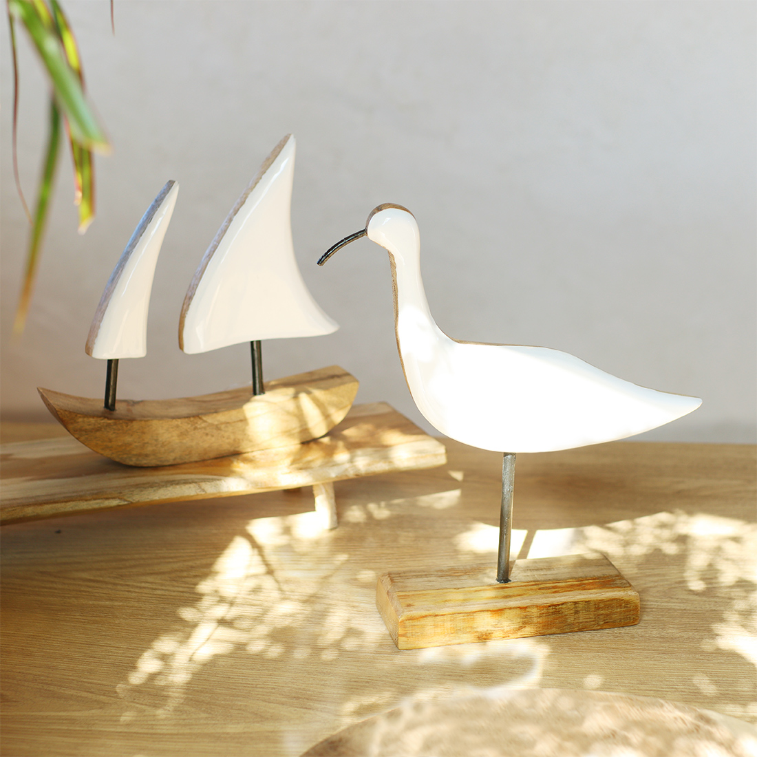 エナメルスタンド[オブジェ船ヨットバード鳥トリカモメかもめサーフ海トロピカルハワイマリン春夏26SS]