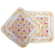 20cmパイル地プリントタオルハンカチ_【マリエール】日本製