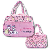 トートバッグ サンリオ キャラクターズ 巾着 付き トート バッグ 2 ピンク【小ロット販売】