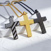 メンズ ネックレス SUS316L ジュエリー 男 十字架ネックレス  18K★超新作2026年4月