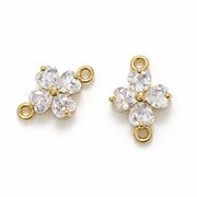 15.5×10.5mm つなぎパーツ ゴールドカラー アクセサリーパーツ