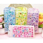 2026新作  手帳用シール 手芸DIY装飾 防水粘着シール 立体3Dシール