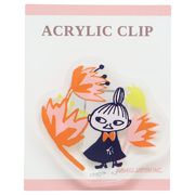 【文房具】ムーミン アクリルクリップ LMF26 ピンク