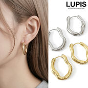 ピアス レディース フープピアス メタル 変形 ニュアンス こなれ感 上品 華やか カジュアル