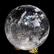 約51mm ブラジル ミナスジェライス州 天然水晶 天然クォーツ スフィア 水晶  丸玉 1個