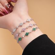 フラワージルコンブレスレット レトロ オシャレ