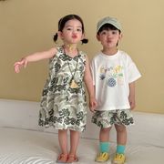 「2026」子供服★ワンピース★セットアップ★韓国風子供服★2色80cm～150cm