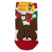 【靴下】くまのがっこう キッズソックス いちご