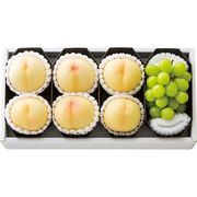 シャインマスカット＆桃詰合せ 2667069【直送品】［送料無料］（※出荷は7月上旬～）