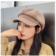 2023 帽子 キャスケット レディース ハンチング 小顔効果 暖かい シンプル アウトドア 秋冬　おしゃれ