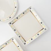 【特価品】三彩23cm角皿[B品][美濃焼]