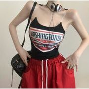 トップス キャミソール 下着  ベスト ベアトップ ジレ タンクトップ アメリカン風 スリム