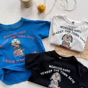 2026春夏新作  韓国子供服　キッズ　女の子　トップス　T-シャツ　3色　80~130CM DC