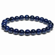 約7.8mm 神秘的な藍色 高品質リヒテライト《Richterite／リヒター閃石》天然石ブレスレット 南アフリカ