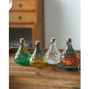 簡単にサマ見え コルク栓付きガラス瓶 4点セット 280ml 店舗販売向け