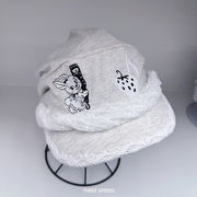 甘め レース キャラクター 刺繍 キャップ 小顔効果 通気性 帽子 レディース 夏物