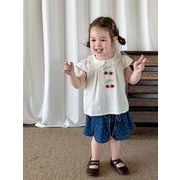 2026夏新作  子供服　キッズ　ベビー　夏コーデ　ブラウス　ショートパンツ　73~120CM
