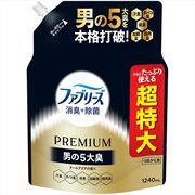 ファブリーズ消臭＋除菌プレミアムメンクールアクアの香りつめかえ用４回分