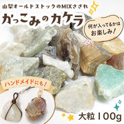 かっこみのカケラ MIX 100g 【大粒】 オールドストック 山梨県 甲府市 さざれ石 鉱物天然石 パワーストーン