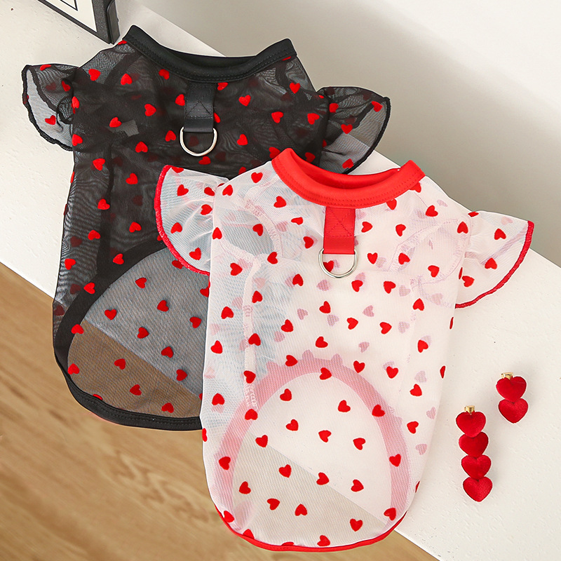夏新作 ペット服 犬の服 猫服 犬服 ドッグウエア ペット用品 犬用 メッシュ